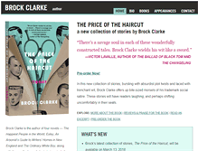 Tablet Screenshot of brockclarke.com